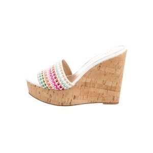 Veronica Beard Dali Wedge Sandal size 8